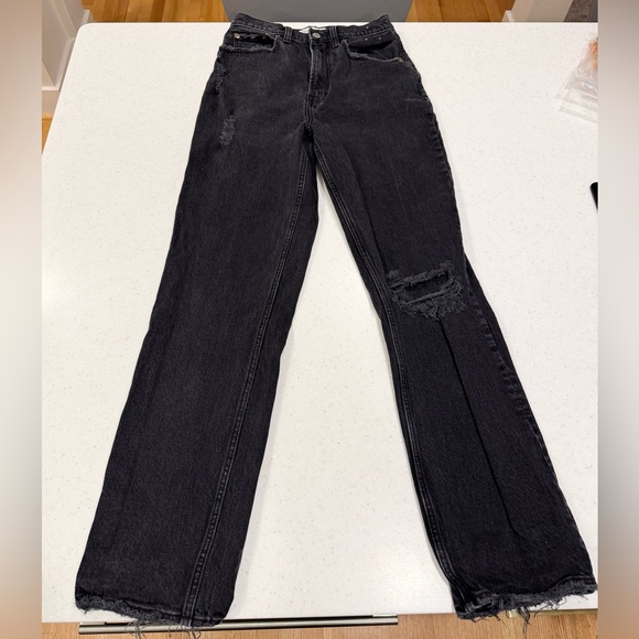 Abercrombie & Fitch Denim - A&F The 90s Ultra High Rise Straight Jeans
